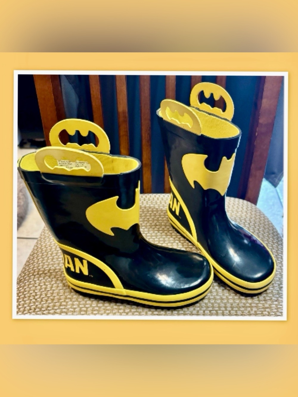 Batman Boys Rain Boots ~ Size 11-12